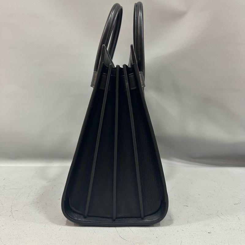 YSL 355153 黑牛皮金釦兩用包 永恆包-21