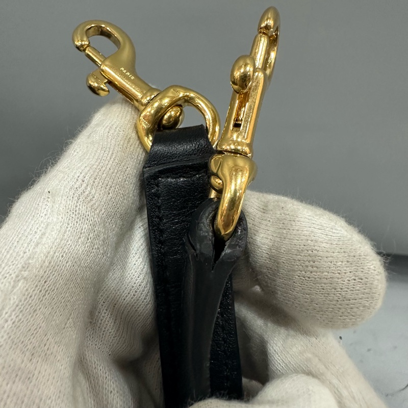 YSL 355153 黑牛皮金釦兩用包 永恆包-75