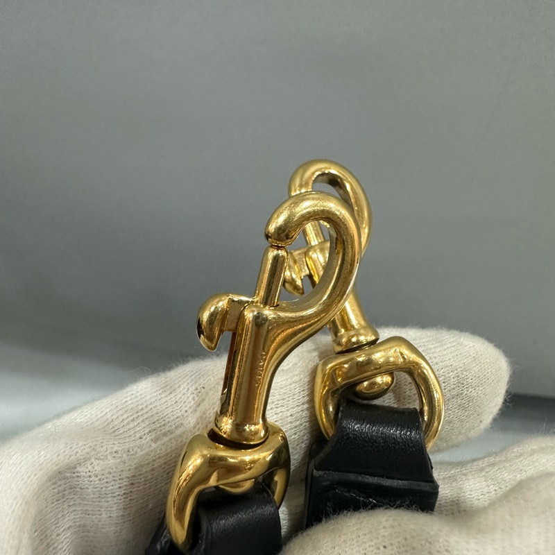 YSL 355153 黑牛皮金釦兩用包 永恆包-76