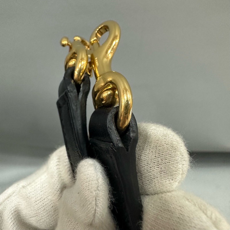 YSL 355153 黑牛皮金釦兩用包 永恆包-77