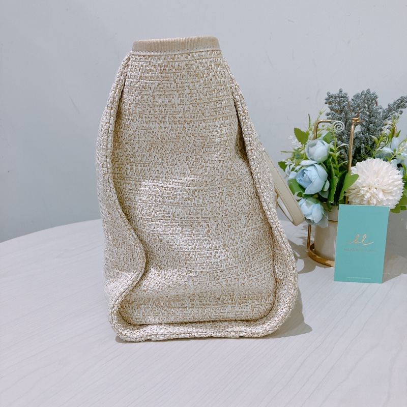 TK1837 CHANEL 香奈兒中號單肩購物鍊帶包包MEDIUM DEAUVILLE TOTE BAG RATTAN-3