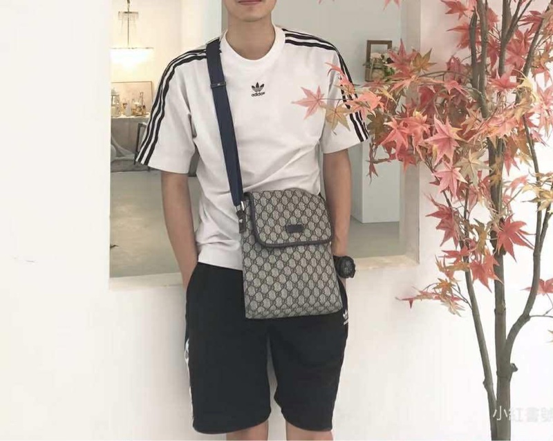 💥Gucci 防水 PVC 223666下蓋掀蓋磁釦 斜背包/郵差包（中性款）💥-2