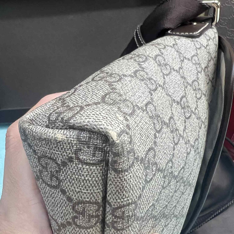 💥Gucci 防水 PVC 223666下蓋掀蓋磁釦 斜背包/郵差包（中性款）💥-20