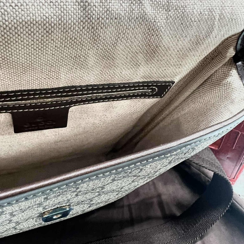 💥Gucci 防水 PVC 223666下蓋掀蓋磁釦 斜背包/郵差包(中性款)💥-23