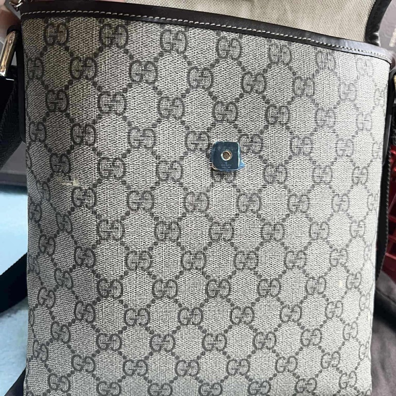 💥Gucci 防水 PVC 223666下蓋掀蓋磁釦 斜背包/郵差包(中性款)💥-31