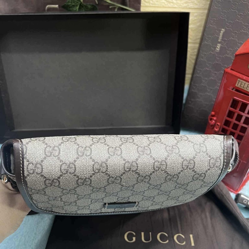 💥Gucci 防水 PVC 223666下蓋掀蓋磁釦 斜背包/郵差包（中性款）💥-45