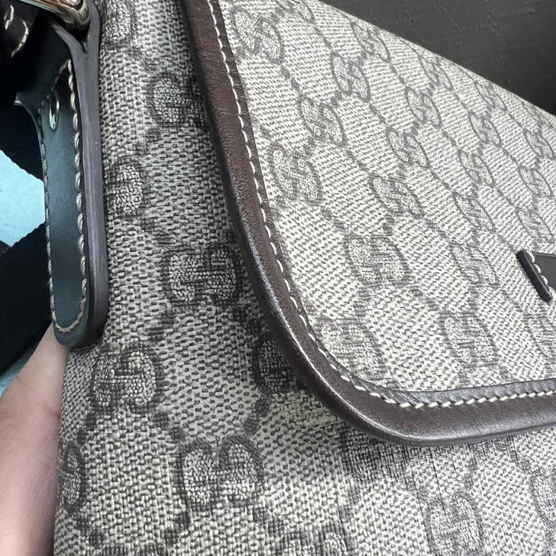 💥Gucci 防水 PVC 223666下蓋掀蓋磁釦 斜背包/郵差包(中性款)💥-54