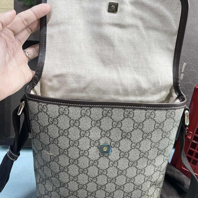 💥Gucci 防水 PVC 223666下蓋掀蓋磁釦 斜背包/郵差包(中性款)💥-55