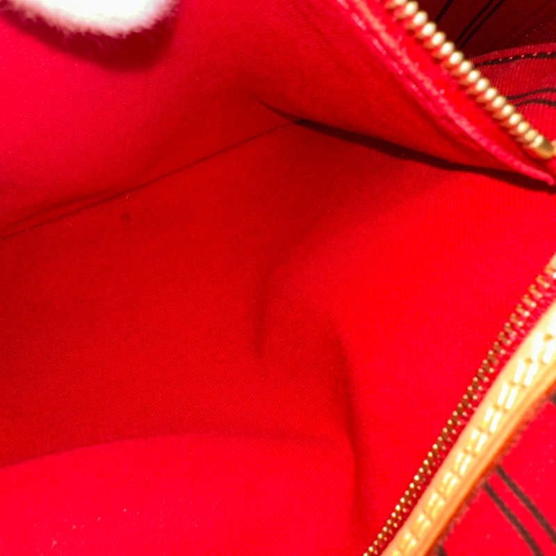 LV m46987 原花金釦neverfull 肩背包 MM-68
