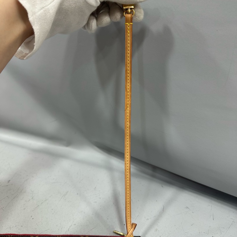 LV m46987 原花金釦neverfull 肩背包 MM-73