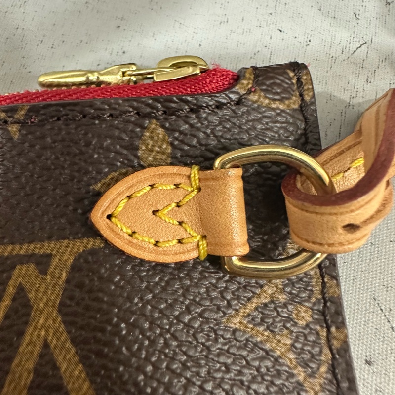 LV m46987 原花金釦neverfull 肩背包 MM-75