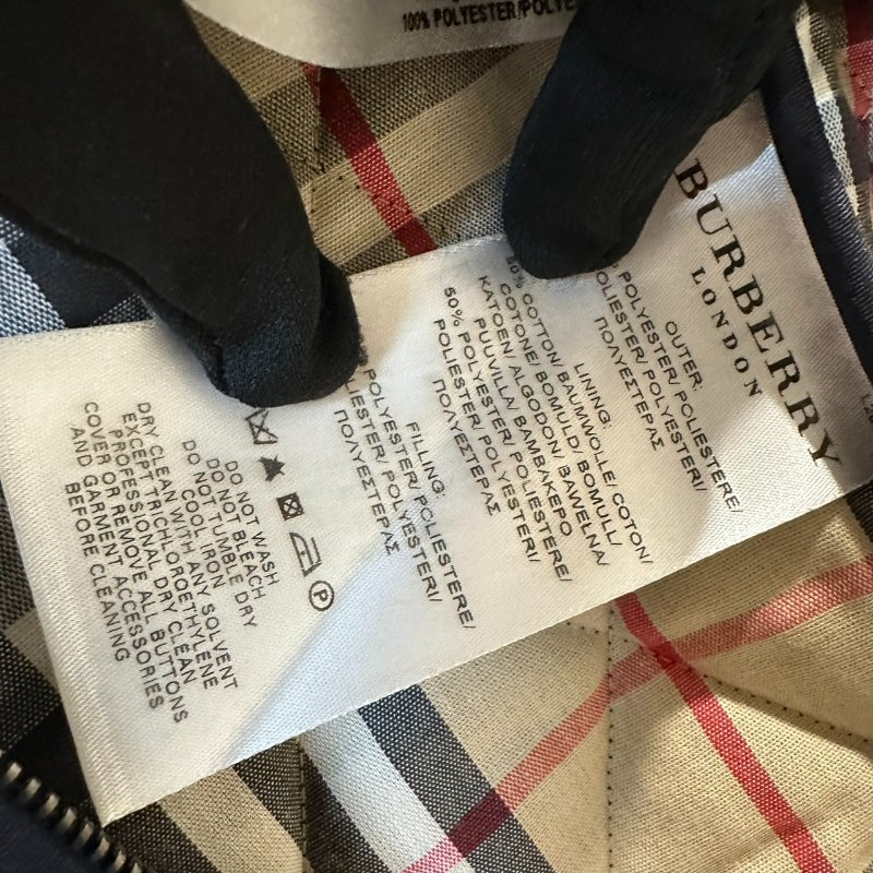 【美收精品】BURBERRY 藍色林格紋外套 4-99【隔月月中將轉賣至日本 上架期限30天】-5