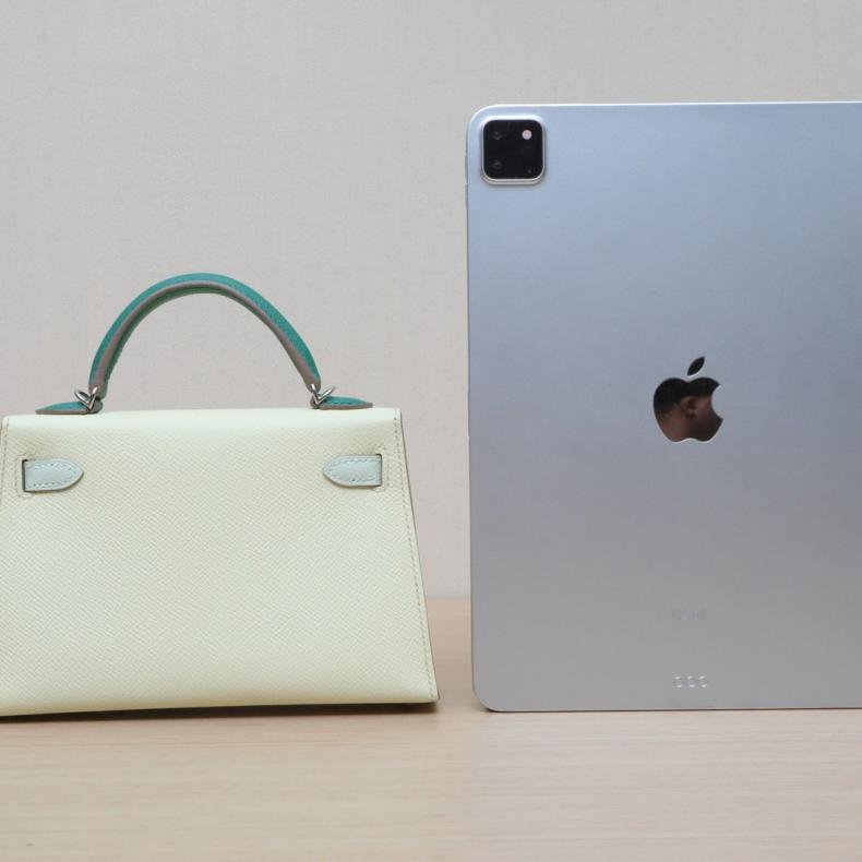 Mini Kelly 二代 19cm 0S氣泡綠拼 I8米爾頓黃拼 A8絲蘭綠 Epsom皮 W刻銀扣-1