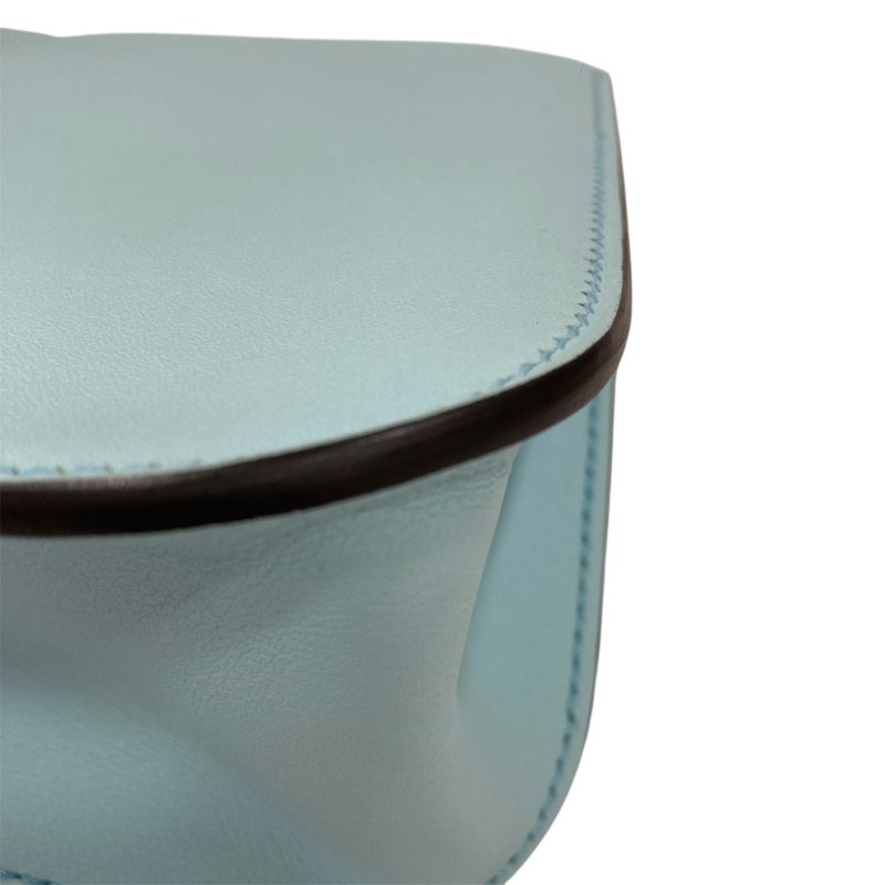HERMES 愛馬仕 MINI HALZAN 22 SWIFT 手提肩背斜背包 水藍色-12