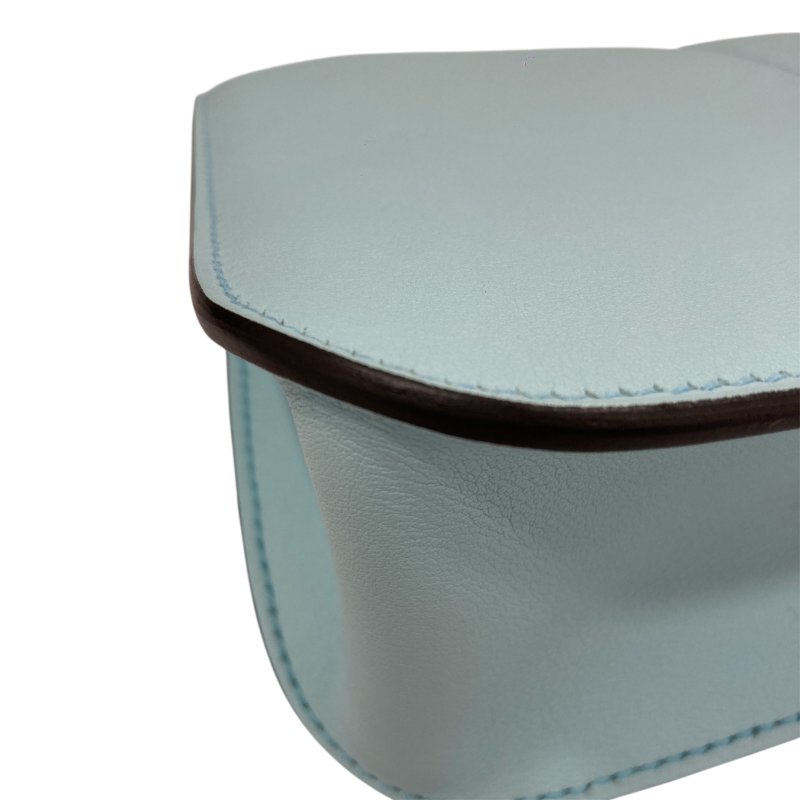 HERMES 愛馬仕 MINI HALZAN 22 SWIFT 手提肩背斜背包 水藍色-13