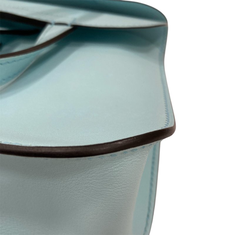 HERMES 愛馬仕 MINI HALZAN 22 SWIFT 手提肩背斜背包 水藍色-14