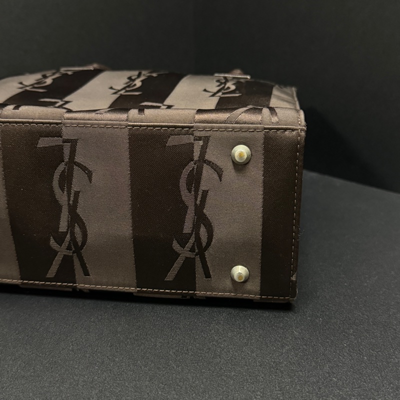 (極新🆕) YSL 黑老花 經典字體 手提+肩背包 專櫃73000!-16