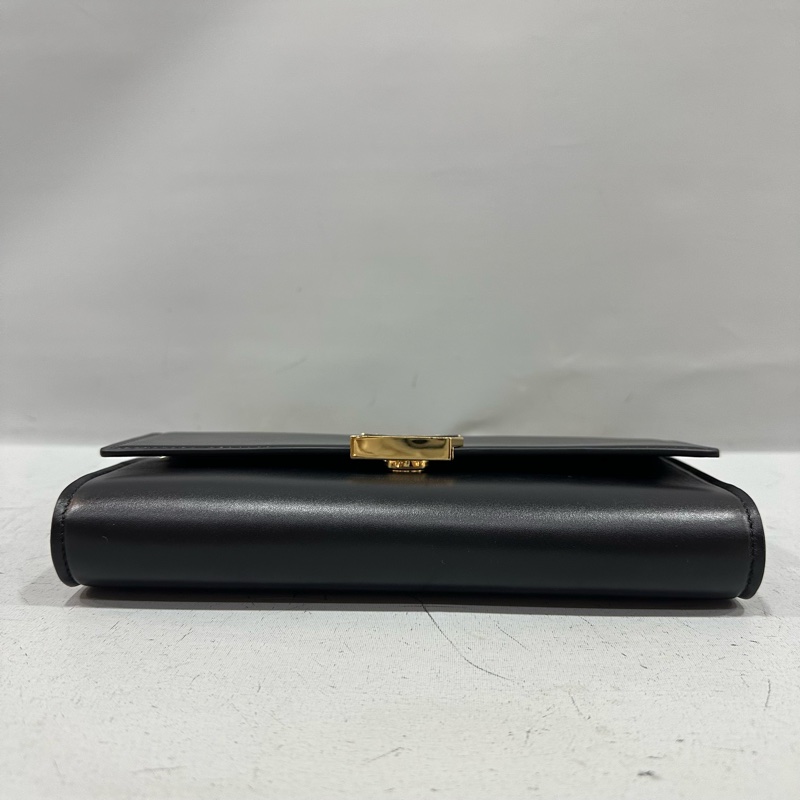 LV m12143 黑色牛皮金鏈斜背包 Wallet On Chain Capucines-4