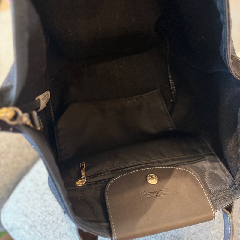 Longchamp 羊毛手提包-1