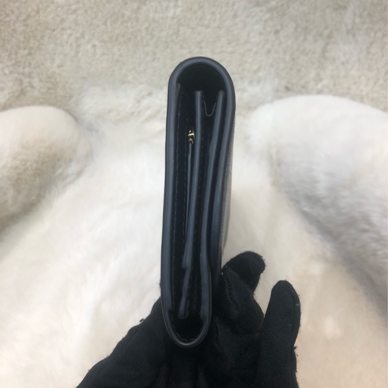 Dior 馬鞍黑色中長銀包 XB820-2