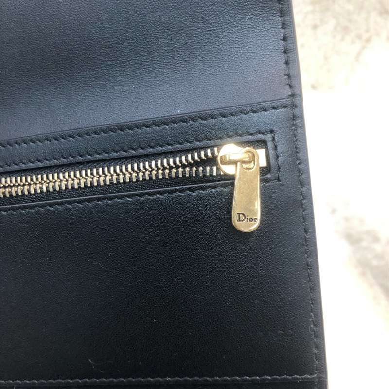 Dior 馬鞍黑色中長銀包 XB820-8