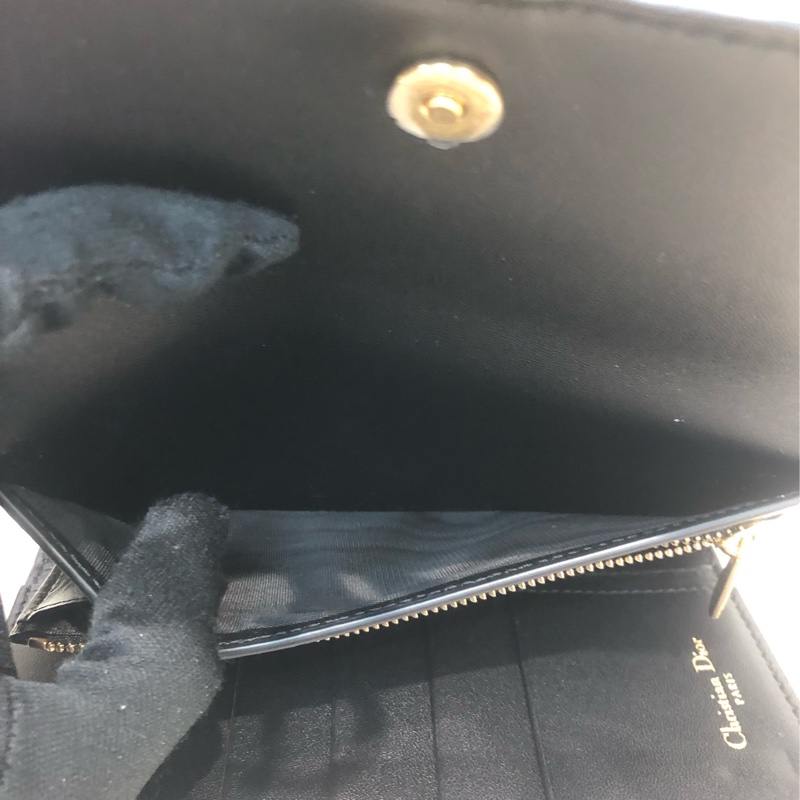 Dior 馬鞍黑色中長銀包 XB820-13