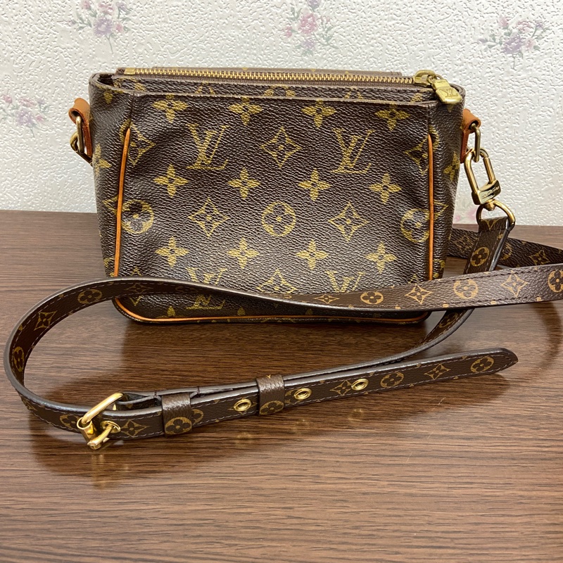 LOUIS VUITTON M51165原花VIVA CITE 小豆腐包 斜背包 vintage 經典款 二手精品-2
