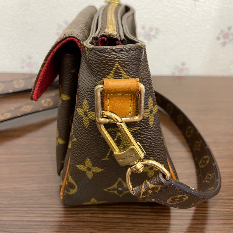 LOUIS VUITTON M51165原花VIVA CITE 小豆腐包 斜背包 vintage 經典款 二手精品-3