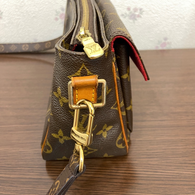 LOUIS VUITTON M51165原花VIVA CITE 小豆腐包 斜背包 vintage 經典款 二手精品-4