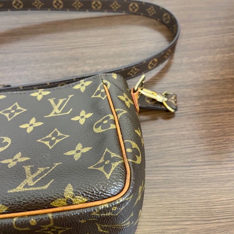 LOUIS VUITTON M51165原花VIVA CITE 小豆腐包 斜背包 vintage 經典款 二手精品-7