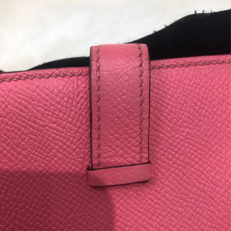 Hermes Bearn 粉色長銀包 XB824-9