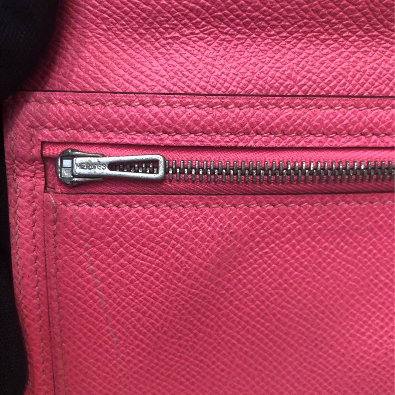 Hermes Bearn 粉色長銀包 XB824-12