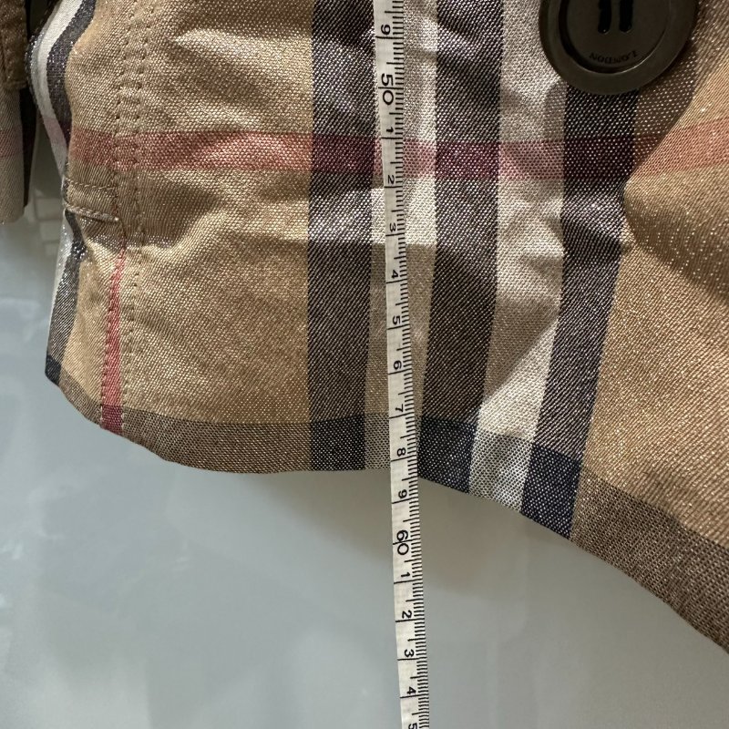 【美收精品】BURBERRY 亮粉格紋外套 4-102【隔月月中將轉賣至日本 上架期限30天】-11