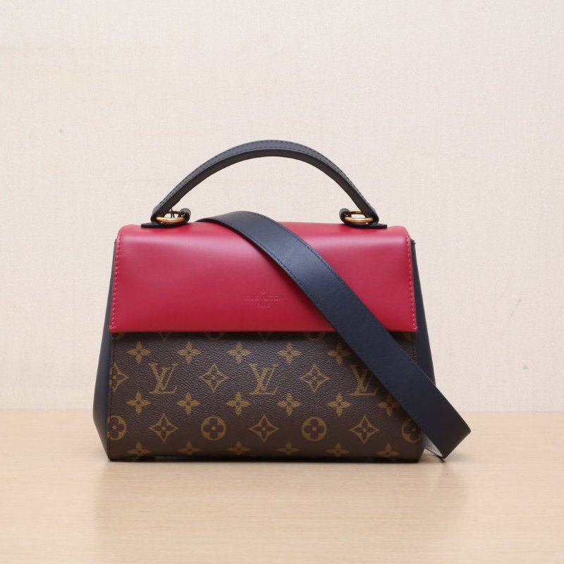LOUIS VUITTON 紅色PVC2018ClunyBB28寬肩帶肩背包-1