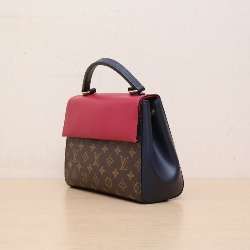 LOUIS VUITTON 紅色PVC2018ClunyBB28寬肩帶肩背包-4