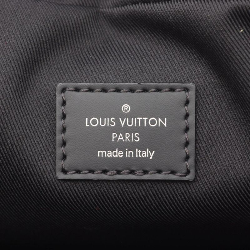 Louis Vuitton Ikar NM 公事包，塗層帆布和皮革，Damier Graphite 飾面，男士，黑色，N40007-4