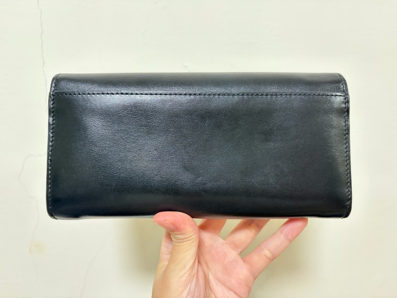 Burberry TB LOGO黑長夾-1