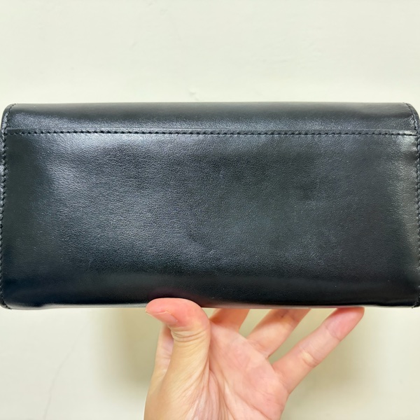 Burberry TB LOGO黑長夾-6