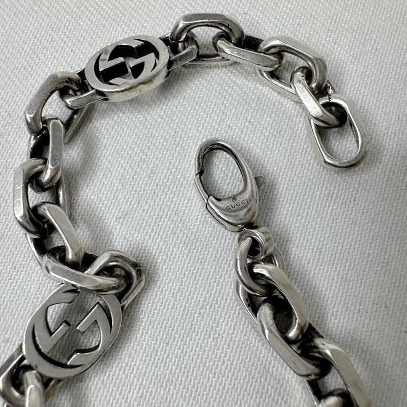 GUCCI Interlocking 925純銀手鍊-6