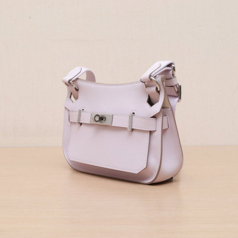 HERMES Jypsiere吉普賽mini09夢幻紫EC皮B刻銀扣肩背包-3