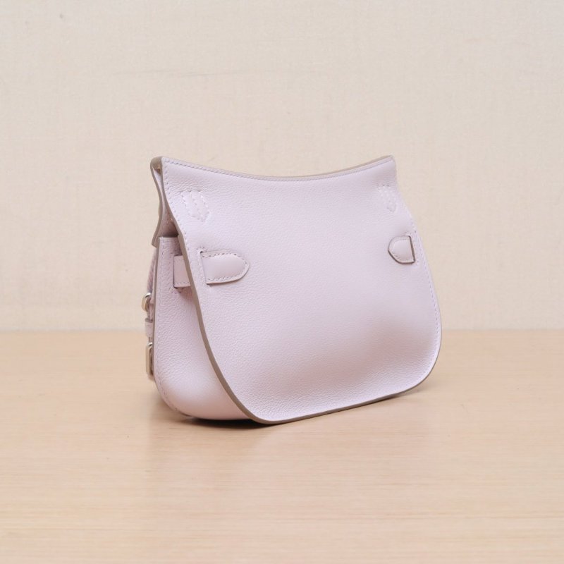 HERMES Jypsiere吉普賽mini09夢幻紫EC皮B刻銀扣肩背包-4