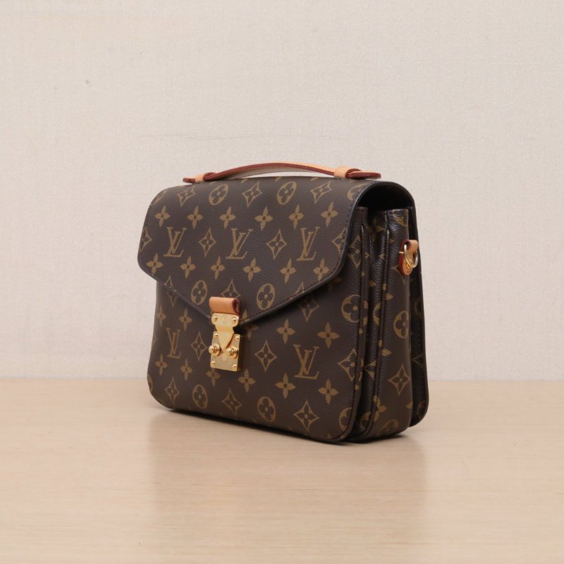 LOUIS VUITTON MetisPochette郵差包老花PVC金扣2018肩背包-3