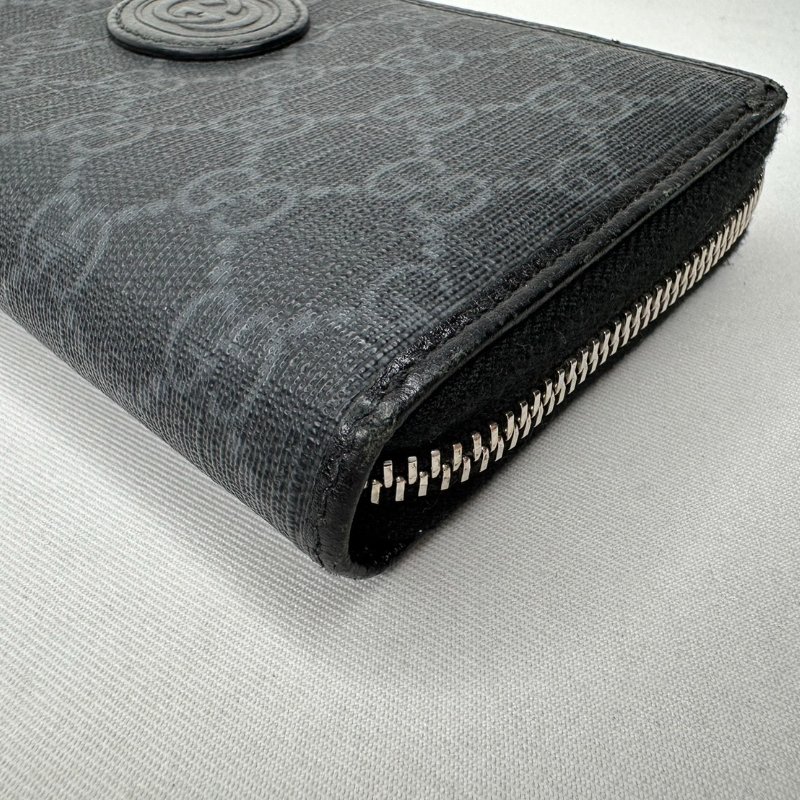 GUCCI Interlocking G拉鍊長夾-11