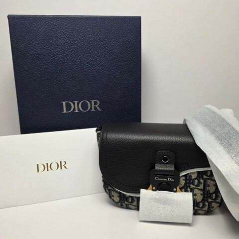 Dior - Mini Saddle Messenger Bag with Flap(接近全新)