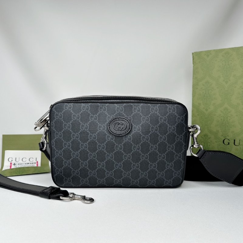 GUCCI Interlocking G斜背包-0
