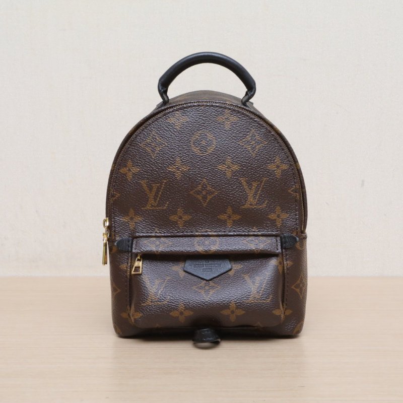 LOUIS VUITTON PalmSprings小書包Mini17新款拉鏈外露老花PVC2019肩背包-3