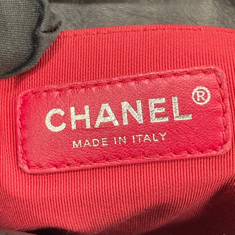 CHANEL 香奈兒 A91876 Gabrielle 可肩背 羊皮 手提包 黑色-8