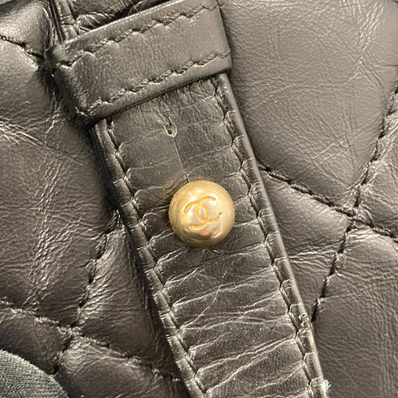 CHANEL 香奈兒 A91876 Gabrielle 可肩背 羊皮 手提包 黑色-15