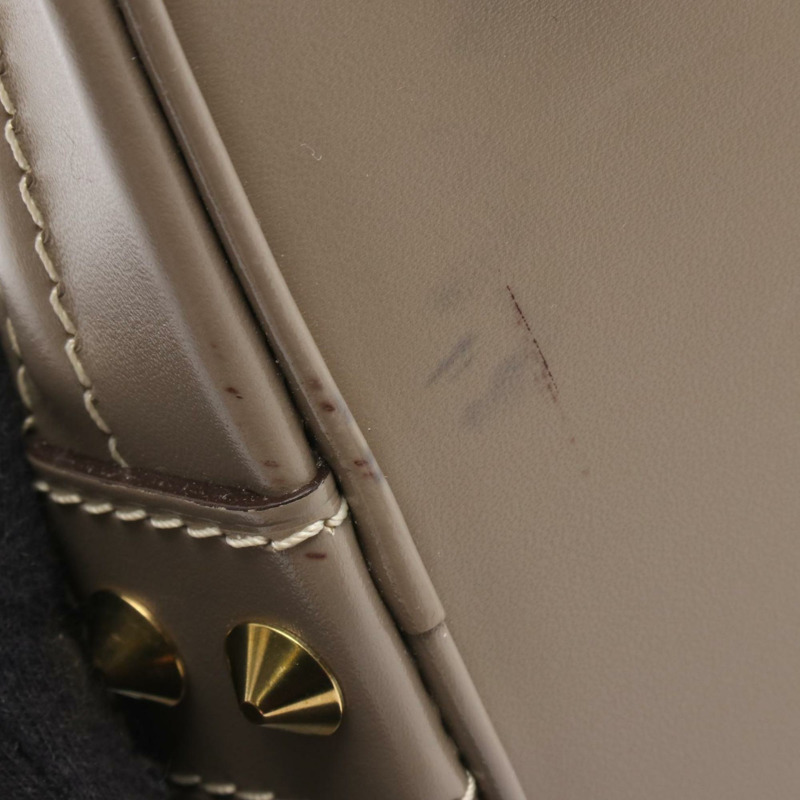 Louis Vuitton Lockit MM 手提包,皮革,Suhali,女款,米色,Verone,M91791-8
