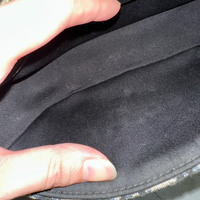 Dior 2ADCA435 老花牛皮黑釦馬鞍斜背包Mini Saddle-28